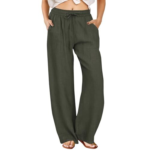 FireSwan Wide-Leg Palazzo Pants with Pockets
