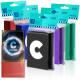 COLQU Matte Card Sleeves, 5 Colors, 500 Count