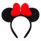 ODOCARE Handmade Mouse Ears Headband, Red Polka Dot Bow