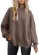 LILLUSORY Oversized Crewneck Knit Pullover Sweater