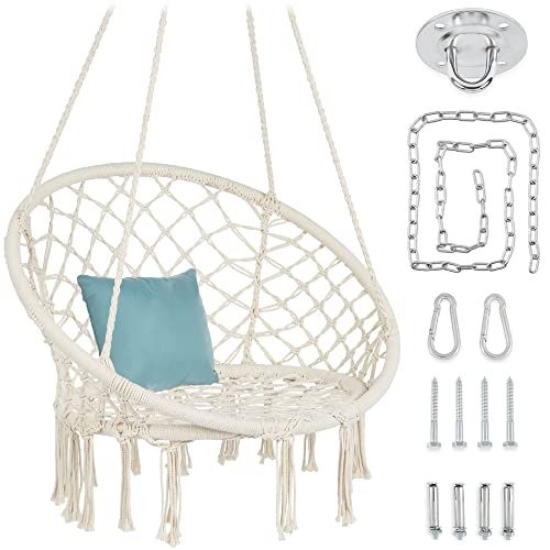 Best Choice Products Macramé Hanging Chair