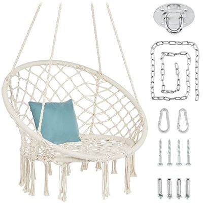 Best Choice Products Macramé Hanging Chair