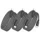 Bkayp USB C to USB C Cable, 10ft, 3-Pack, Black