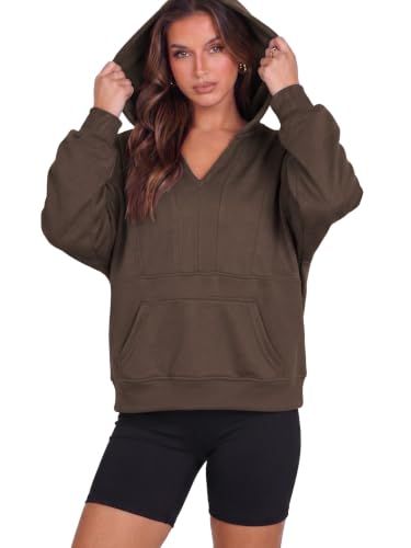 ECOWISH Women's Oversized Pullover Hoodie