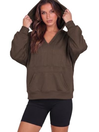 ECOWISH Women's Oversized Pullover Hoodie
