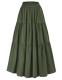 Scarlet Darkness Tiered Flowy Maxi Skirt
