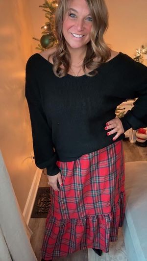Honest review of plaid maxi skirt