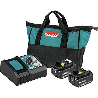 Makita 18V LXT Lithium-Ion Battery and Rapid Charger Starter Pack (4.0Ah)