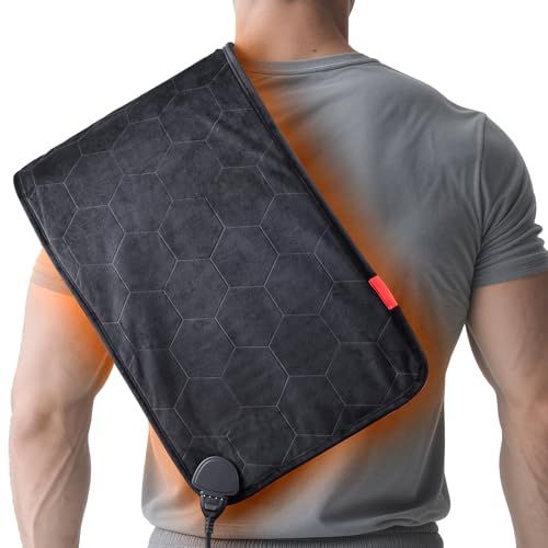 InVarme Extra Hot Graphene Electric Heating Pad, 12" x 24"