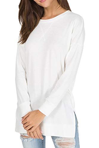levaca Oversized Loose Pullover Tunic Sweatshirt