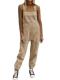 Ebifin Fleece Warm Overalls Jumpsuit with Pockets