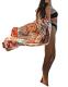 Eddoyee Loose Beach Kaftan Swimsuit Cover-Up