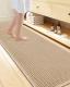 Smiry Waffle Bath Mat, Brown, 72 x 24