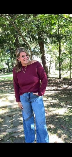 AUMORA Off The Shoulder Knit Pullover Sweater