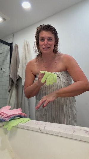 Fundrem Exfoliating Body Gloves (12 Pack)