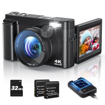 Bifevsr 4K Digital Camera for Photography and Vlogging