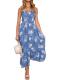 ZESICA Strapless Floral Bohemian Maxi Dress