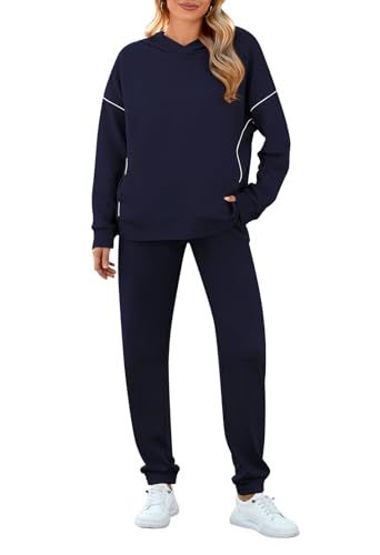 Pink Queen Women's 2-Piece Hoodie Sweatsuit Set