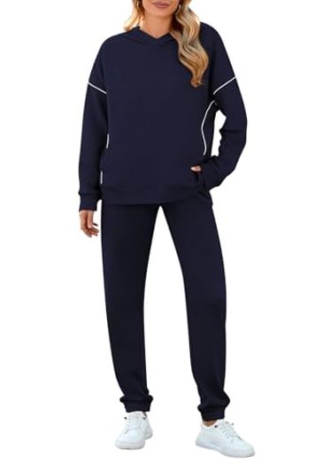 Pink Queen Women's 2-Piece Hoodie Sweatsuit Set