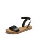 DREAM PAIRS One Band Ankle Strap Flat Sandals