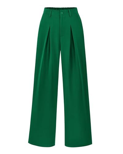 BTFBM High-Waist Wide-Leg Palazzo Work Pants