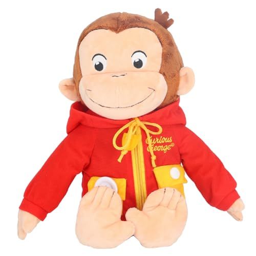 Kids Preferred Curious George Learn to Dress Plush