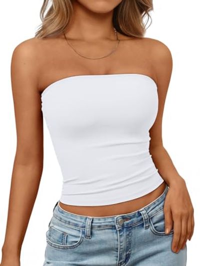 Trendy Queen Strapless Tube Top
