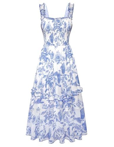 Scarlet Darkness Cottagecore Floral Sun Dress