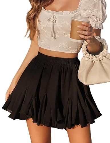 Avidlove Women's Pleated Skater Skirt