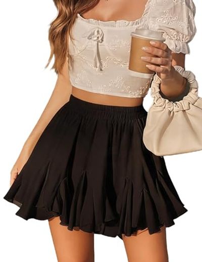 Avidlove Women's Pleated Skater Skirt