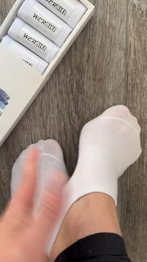 Lightweight no show socks that actually stay on your feet!