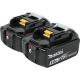 Makita 18V LXT Lithium-Ion 5.0Ah Battery, 2-Pack