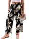 KISSMODA Wide-Leg Drawstring Palazzo Pants