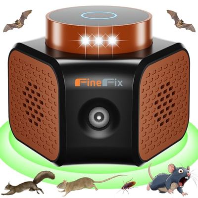 FineFix 360 Plug-In Ultrasonic Pest Repeller, 4 Modes