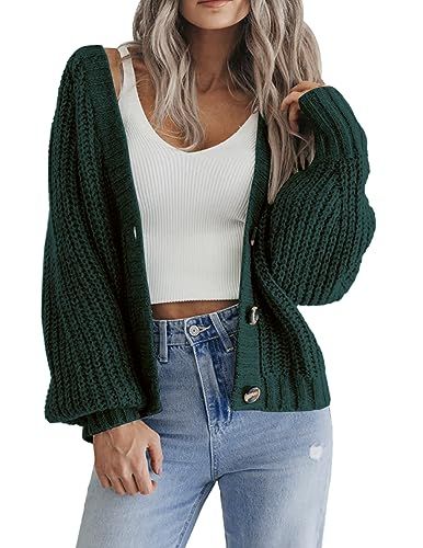 Zeagoo Chunky Knit Open Front Cardigan