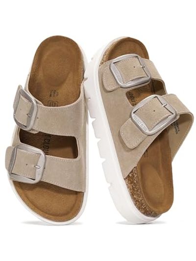 Project Cloud Leather Chunky Wedge Platform Sandals