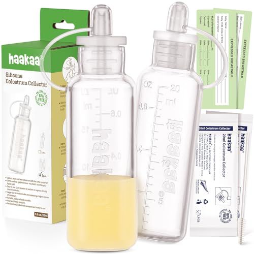 haakaa Colostrum Collector Set, 20ml, 2-Pack