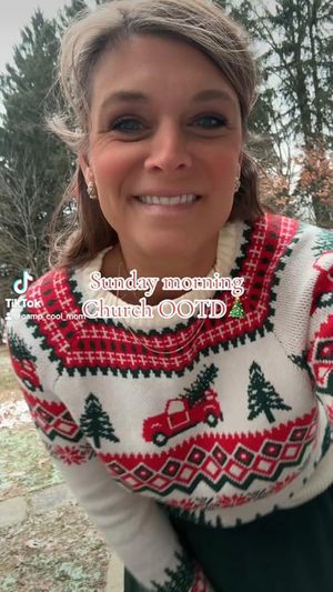 A perfect Christmas church outfit