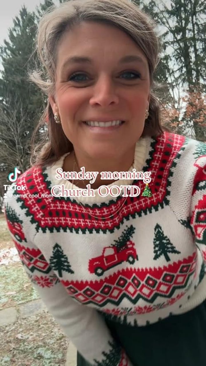 A perfect Christmas church outfit