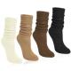 Justay Slouchy Knit Knee-High Socks, 4 Pairs