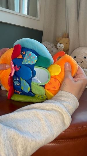 Perfect sensory and tummy time toy for baby