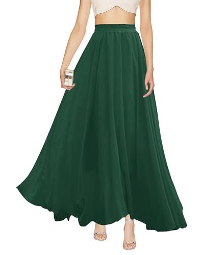 v28 Sheer Chiffon Maxi Skirt