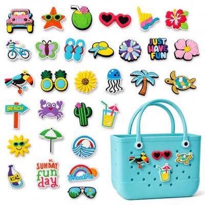 GWANRU Bogg Bag Charms Set, 30 Pieces