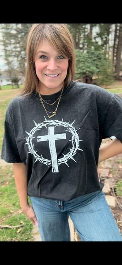 Perfect basic oversized tee with a great message!