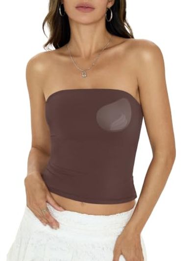 EasyGala Tube Top With Built-In Bra