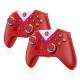 Dinosoo RGB Wireless Controller for Nintendo Switch, 2-Pack, Red