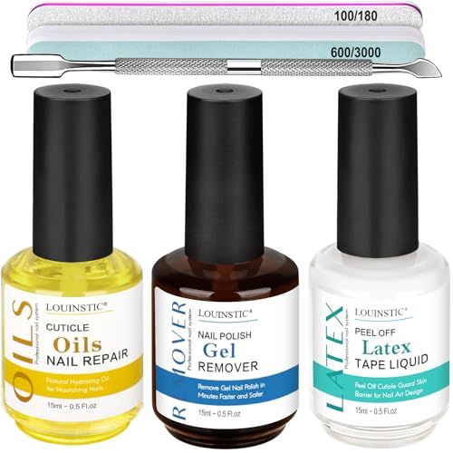 LOUINSTIC 3-in-1 Gel Nail Remover Kit