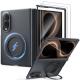 WSKEN Magnetic Case for Samsung Galaxy Z Fold 8 with 360° Ring Stand