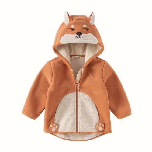 DAVE&BELLA Toddler Hooded Polar Fleece Jacket
