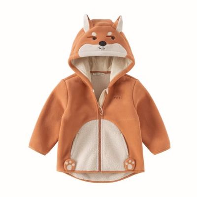 DAVE&BELLA Toddler Hooded Polar Fleece Jacket